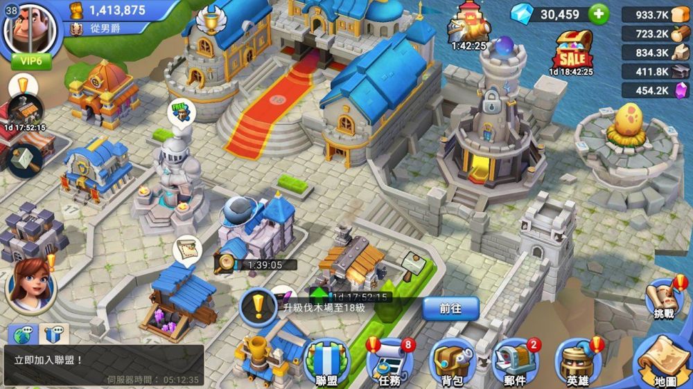 城堡联盟精美的游戏画面