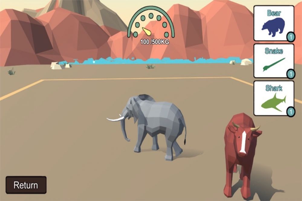 动物融合模拟器无限金币版游戏中的动物